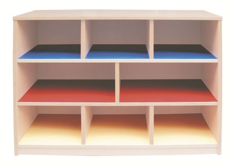 Okulca OK-13082 Sekiz Bölmeli Dolap 100*35*75 cm