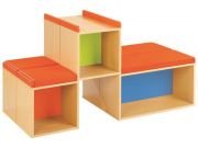 Okulca OK-13028 Tetris Dolap Grubu 2 120*40*85 cm