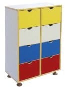 Okulca OK-13160 Sekiz Çekmeceli Dolap 90*40*90 cm