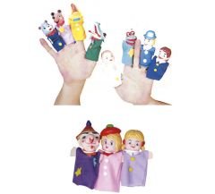 Okulca OK-14010 Plastik Başlı Parmak Kuklalar