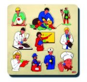 Okulca E-50005 Meslekler Puzzle