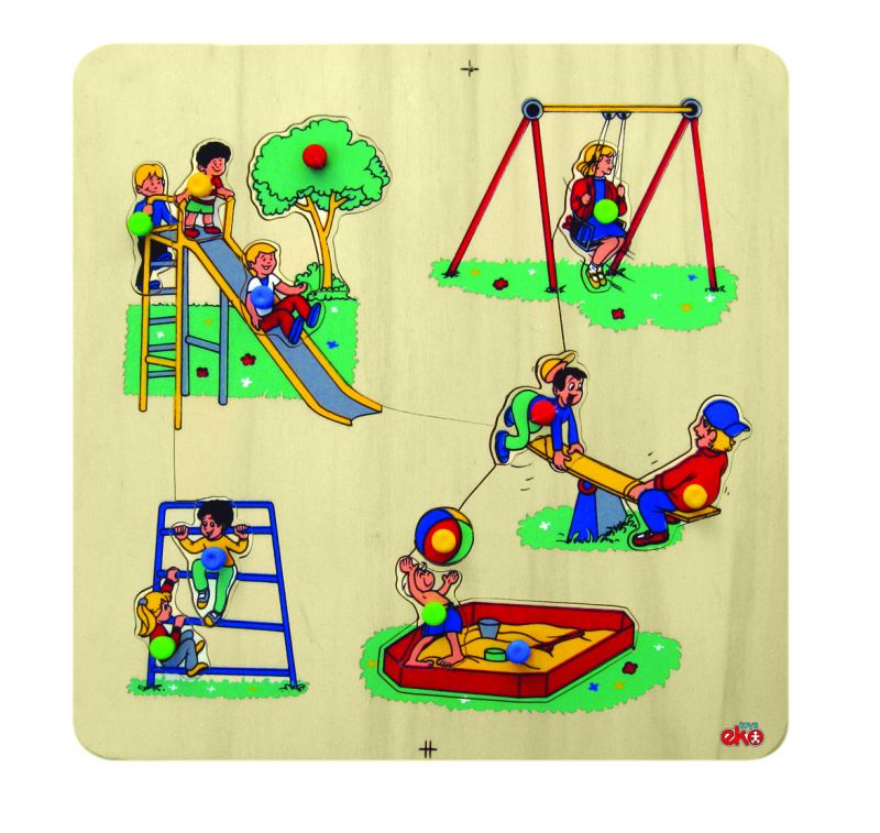 Okulca E-10025 Oyun bahçesi Puzzle