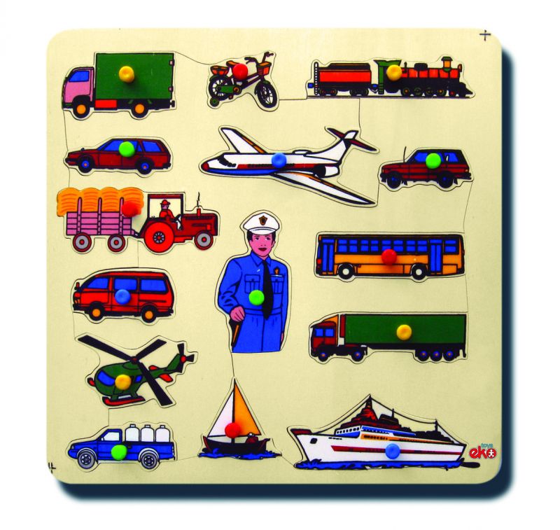 Okulca E-50035 Taşıtlar Puzzle