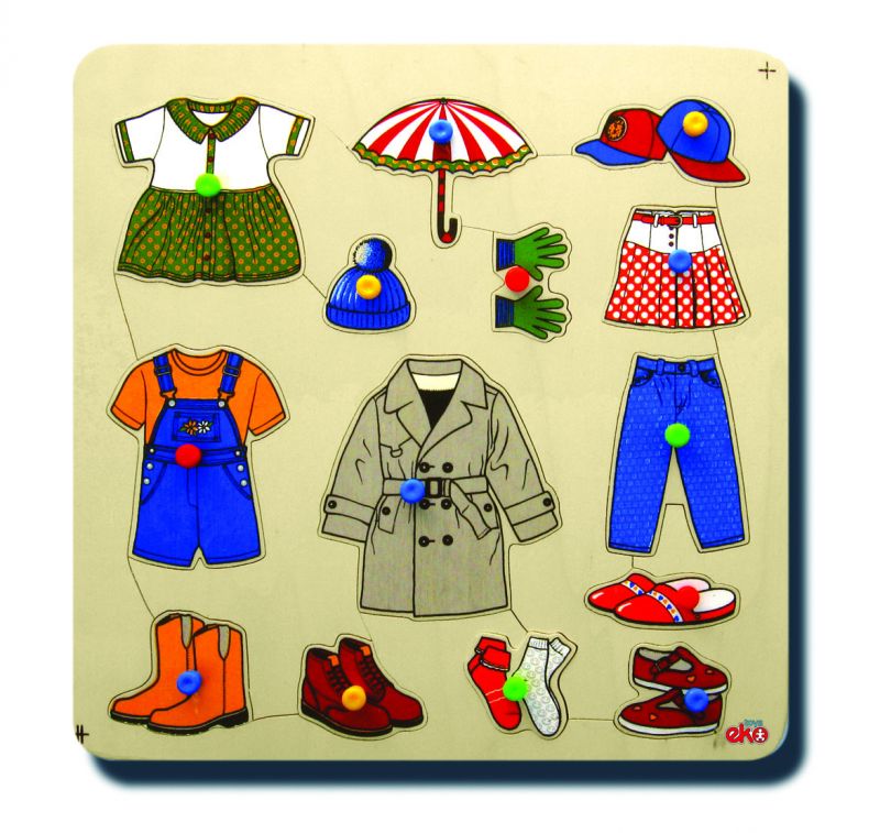 Okulca E-50055 Giysiler Puzzle