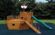 Okulca AOG-1560 Ahşap Oyun Gemisi 850*900 cm