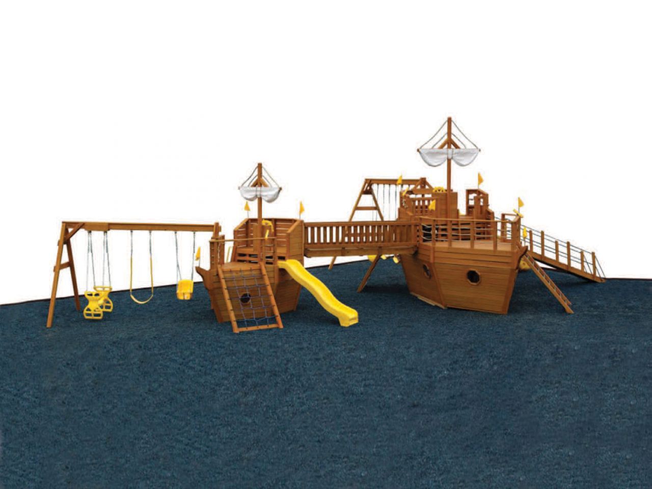 Okulca AOG-1580  Ahşap Oyun Gemisi 1200*800 cm