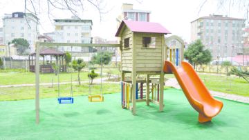 Okulca AOG -1090 Ahşap Oyun Grubu 460*450 cm