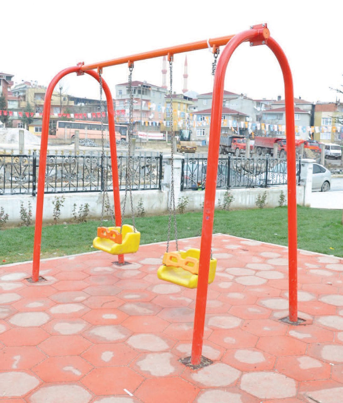 Okulca SL-4200 İkili Metal Salıncak
