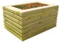 Okulca BK-5240 Ahşap Saksı 80*50*45 cm