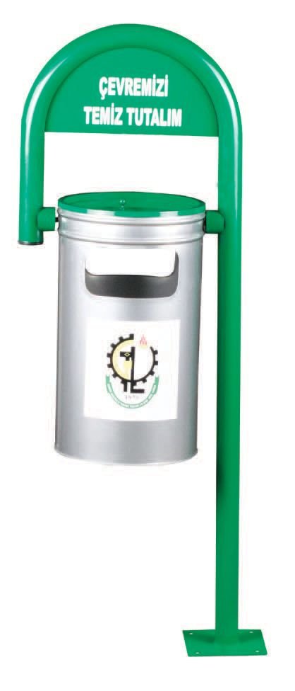 Okulca CK-5610  Metal Çöp Kovası