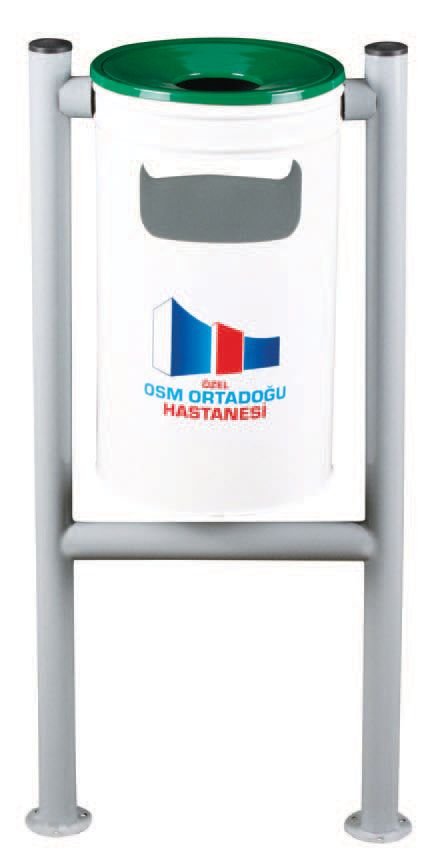 Okulca CT-8869 Metal Çöp Kovası