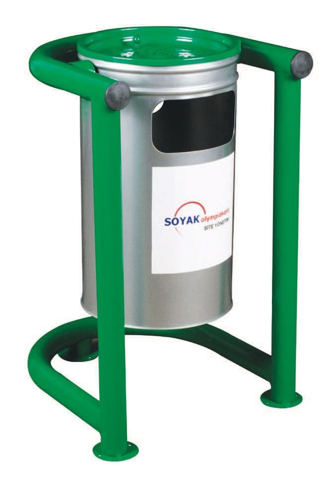 Okulca CT-8867 Metal Çöp Kovası