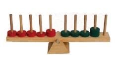 Okulca OK-19280 Ahşap Halkalı Terazi