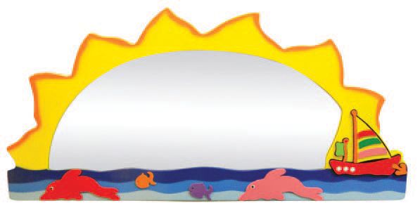 Okulca TFL-101 Güneş Lavabo Aynası  60*45 cm