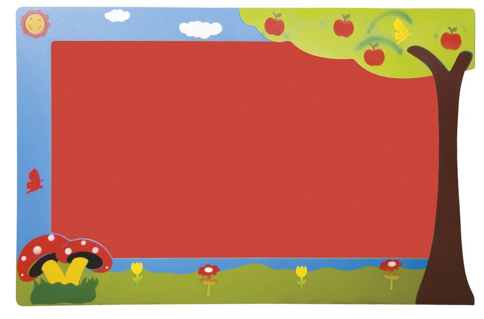 Okulca OK-25640 Elma Ağacı Figürlü Mantar Pano 135*95 cm