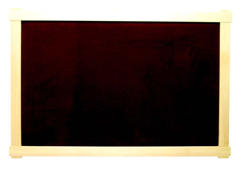 Okulca OK-16020 Ahşap Çerçeveli Çuha Mantar Pano  90*60 cm