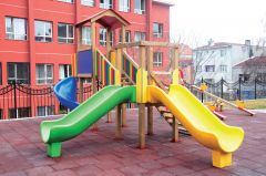 Okulca AOG-1280 Ahşap Oyun Grubu 650*750 cm