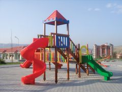 Okulca AOG-1260 Ahşap Oyun Grubu 650*900 cm