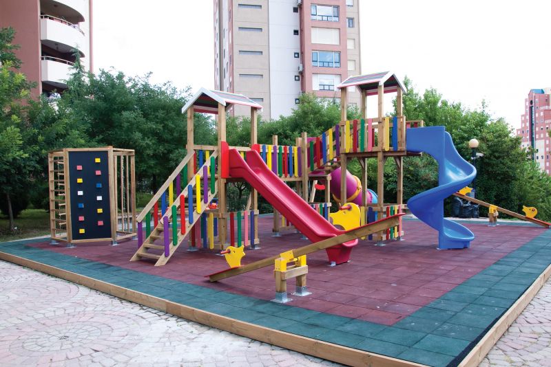 Okulca AOG-1250  Ahşap Oyun Grubu 850*500 cm