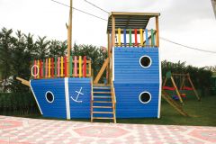 Okulca AOG-1550 Ahşap Oyun Gemisi 350*600 cm