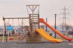 Okulca OG-3110 Ahşap Oyun Gemisi 600*700 cm