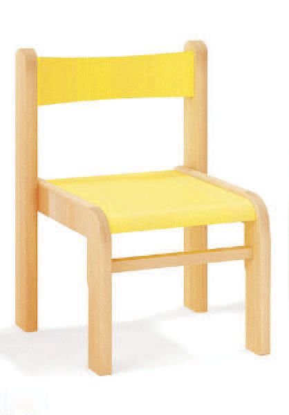 Okulca OK-12008 Renkli Masif Kreş Sandalyesi