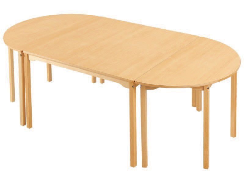 Okulca OK-11686 Naturel Ahşap Orta Masa Grubu  240*120*54 cm