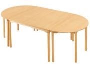 Okulca OK-11686 Naturel Ahşap Orta Masa Grubu  240*120*54 cm