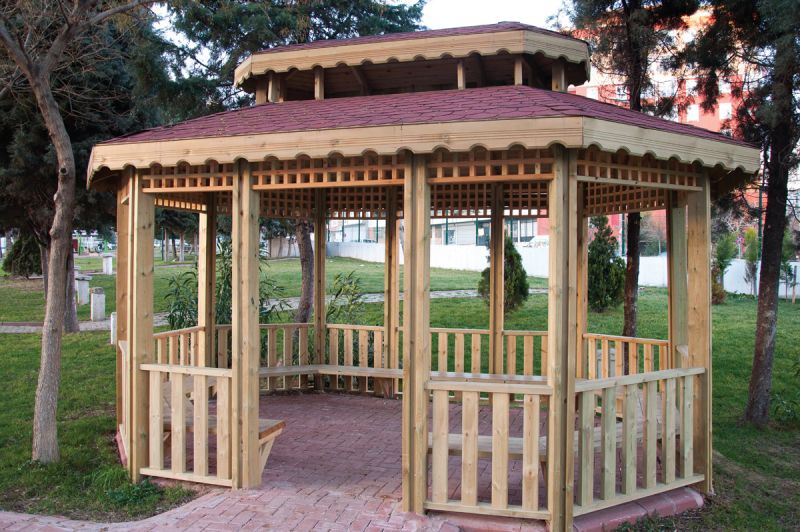 Okulca KM-1010 Ahşap Kamelya 700*400 cm