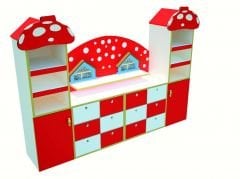 Okulca OK-13001 Mantar Dolap Grubu 210*40*140h cm