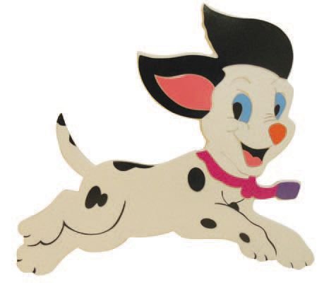 Okulca TFD-117 Ahşap Koşan Köpek Figürü 50* cm