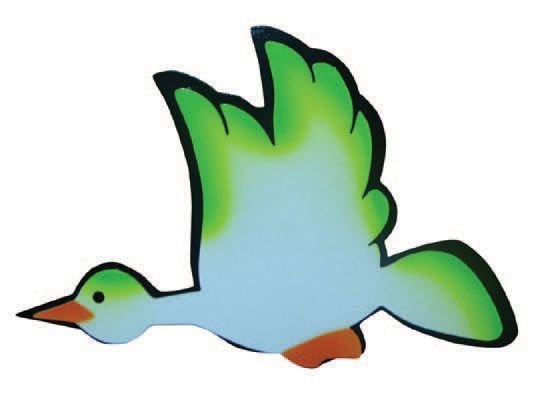 Okulca TFD-253 Ahşap Uçan Kuş Figürü 30* cm