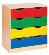 Okulca OK-13012-D Çekmeceli Dolap  80*45*88 cm