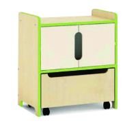 Okulca OK-13014-B İki Kapaklı Çekmeceli Dolap  62*40*69 cm
