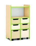 Okulca OK-13014-F Açık Bölmeli Dolap  62*40*101 cm