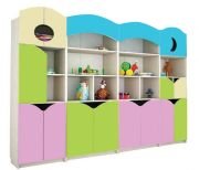 Okulca OK-13015 Dünya Dolap Grubu  280*42*195 cm