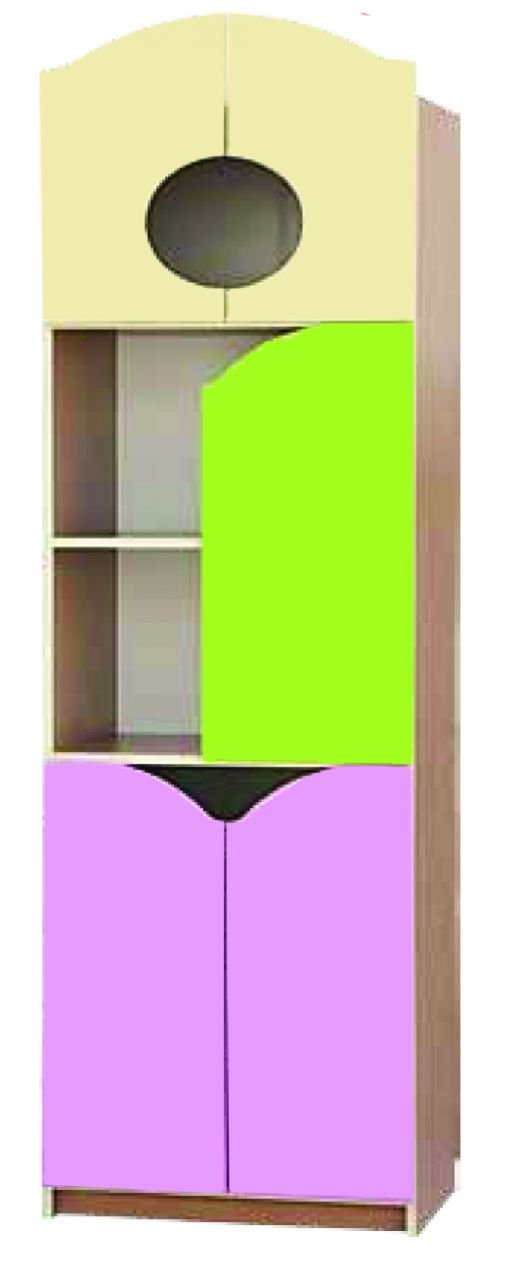 Okulca OK-13015-A Renkli Dolap 1 60*42*195 cm