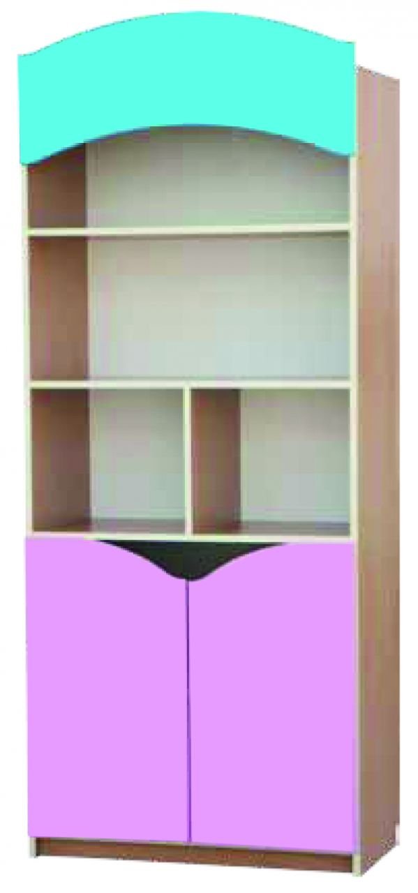 Okulca OK-13015-D Renkli Çekmeceli Dolap 4 80*42*195 cm