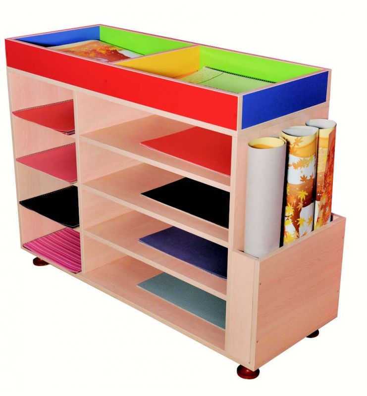 Okulca OK-13551 Fonksiyonel Fon Karton Dolabı 110*54*85 cm