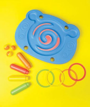 Balancing Board Ring Toss