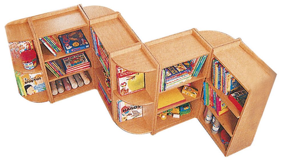 Okulca OK-13504 Açık Gözlü Kitaplık 50*30*75 cm