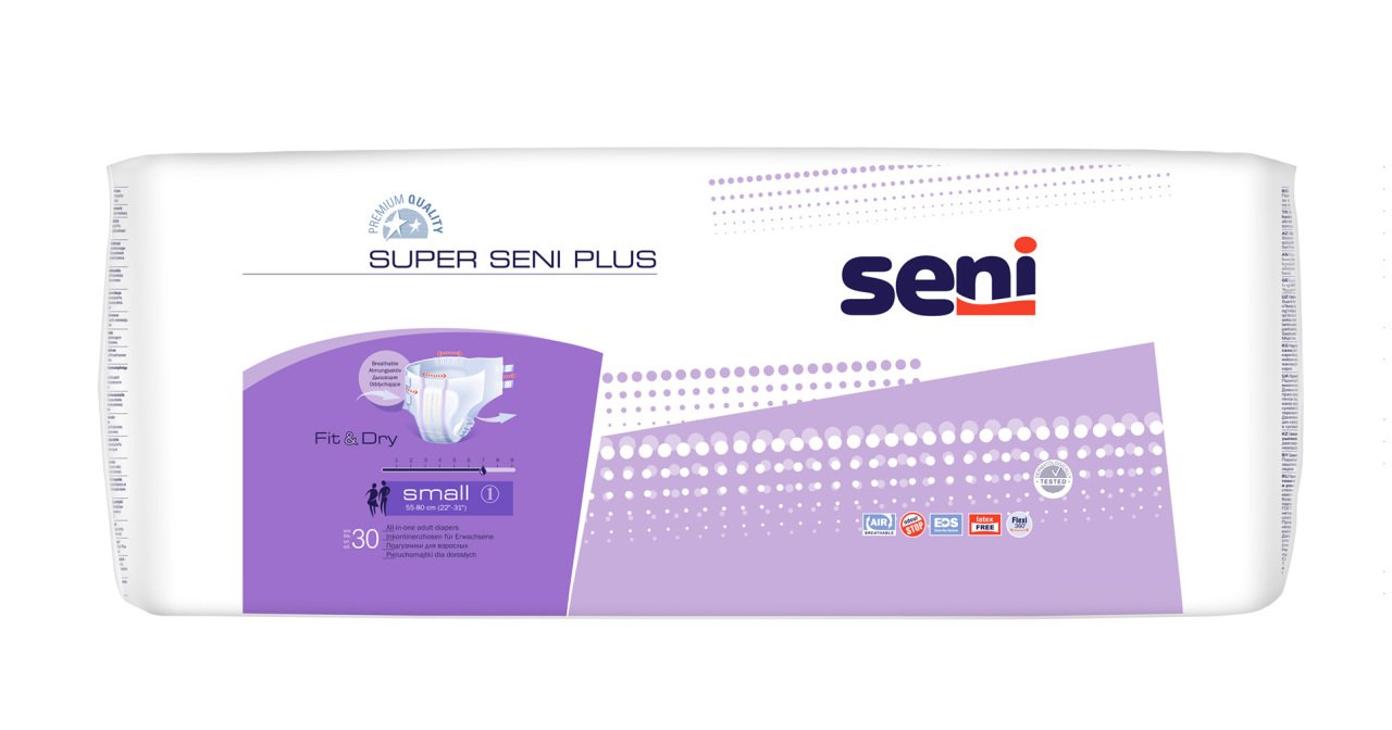 SÜPER SENİ PLUS SMALL 30 3 Paketli koli için daha az  ödeyin
