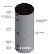 Tek Serpantinli Boyler 100 lt