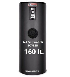 Tek Serpantinli Boyler 160 lt