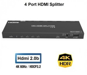 HDMI 2.0b 1x4 4K HDMI Splitter