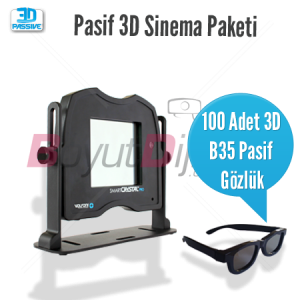 Volfoni SmartCrystal Pro 3D Modülatör + 100 Gözlük