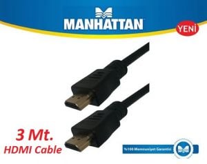 Manhattan HDMI Kablo 3D - 3 Metre