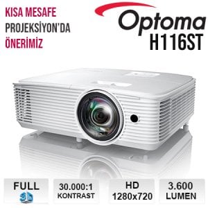 Optoma H116ST Kısa Mesafe Projeksiyon Cihazı