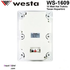 WESTA WS-203 PLASTİK TAVAN HOPARLÖRÜ