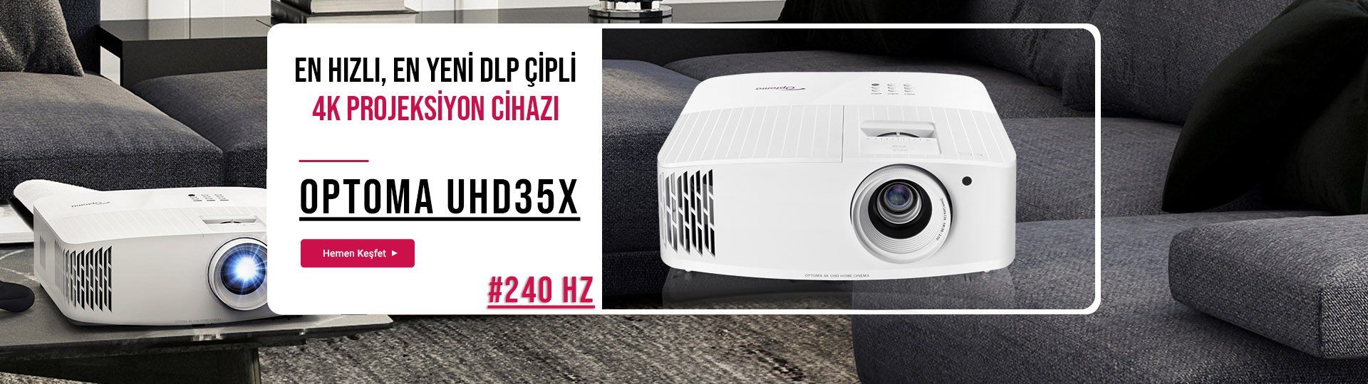 Optoma UHD35x 4K Projeksiyon Cihazı